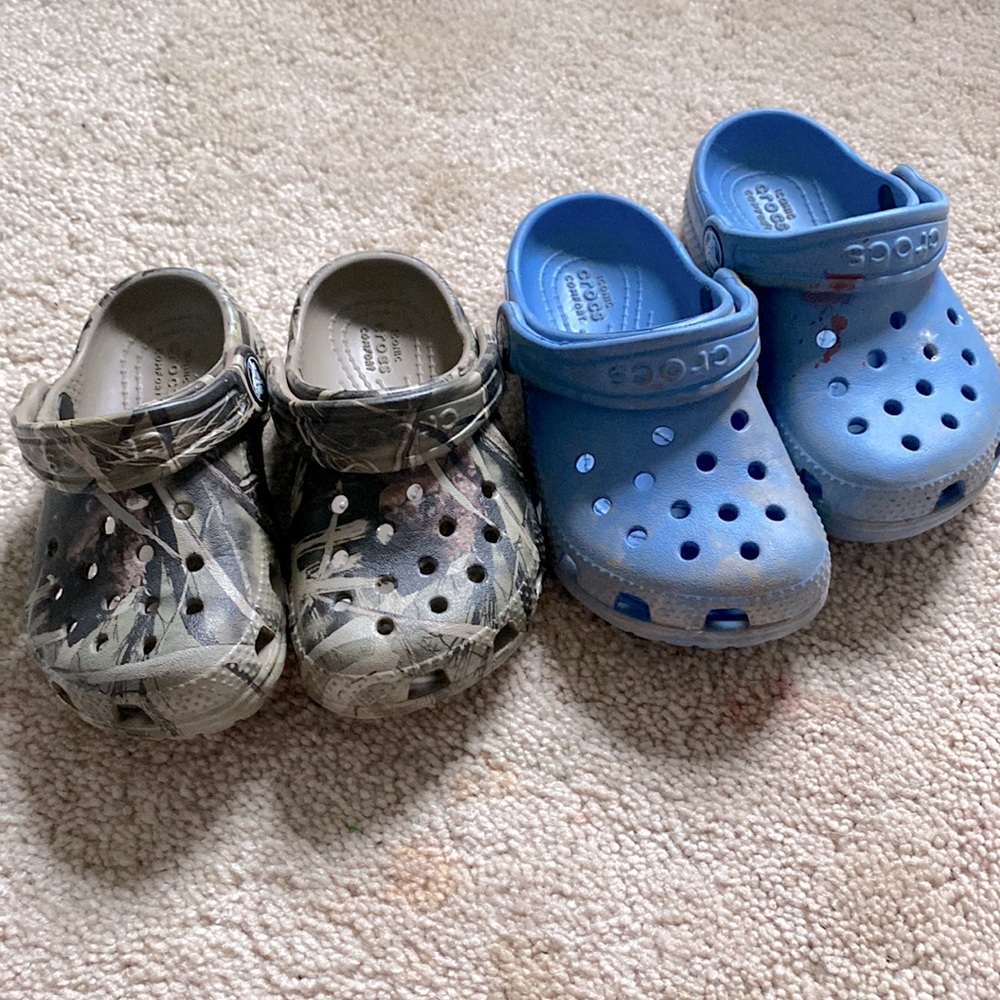 Toddler boy crocs